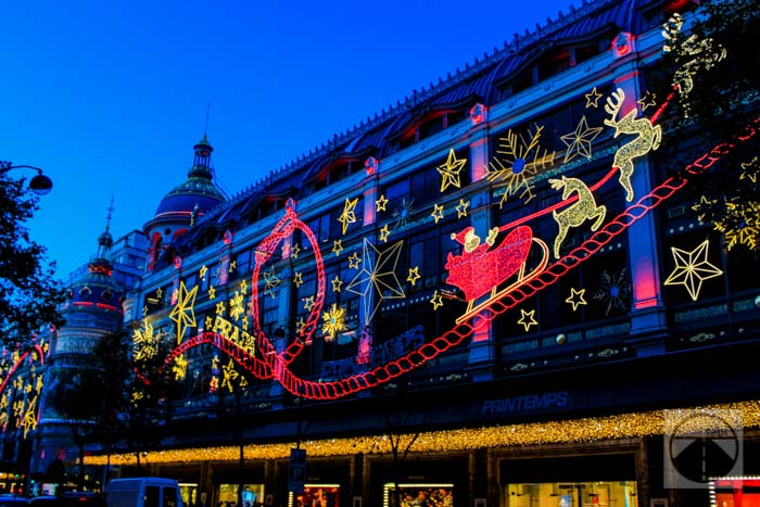 france - パリ老舗ギャラリー・ラファイエットのゴージャスクリスマス - 建造物, 夜景, パリ, イベント