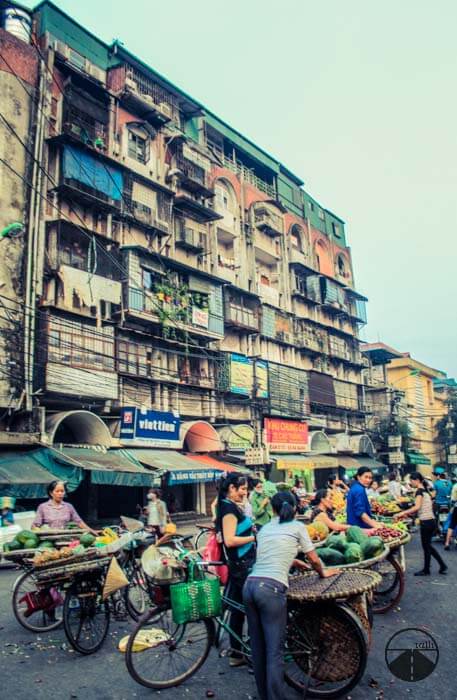 vietnam - ハノイ旧市街36通りの様子 - 建造物, ハノイ, アジア観光, アジア町