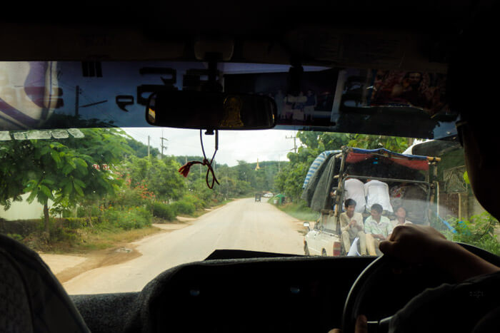 mm-coach, myanmar - タイメイサイからミャンマー陸路入国 タチレクからチェントン(Keng Tung)まで乗合ミニバンで移動 - ミャンマー移動, ミャンマー東部, ミャンマー旅ログ